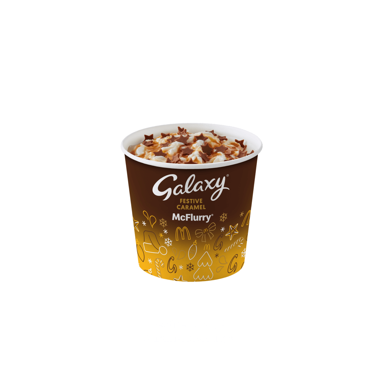Festive Galaxy® Caramel McFlurry®