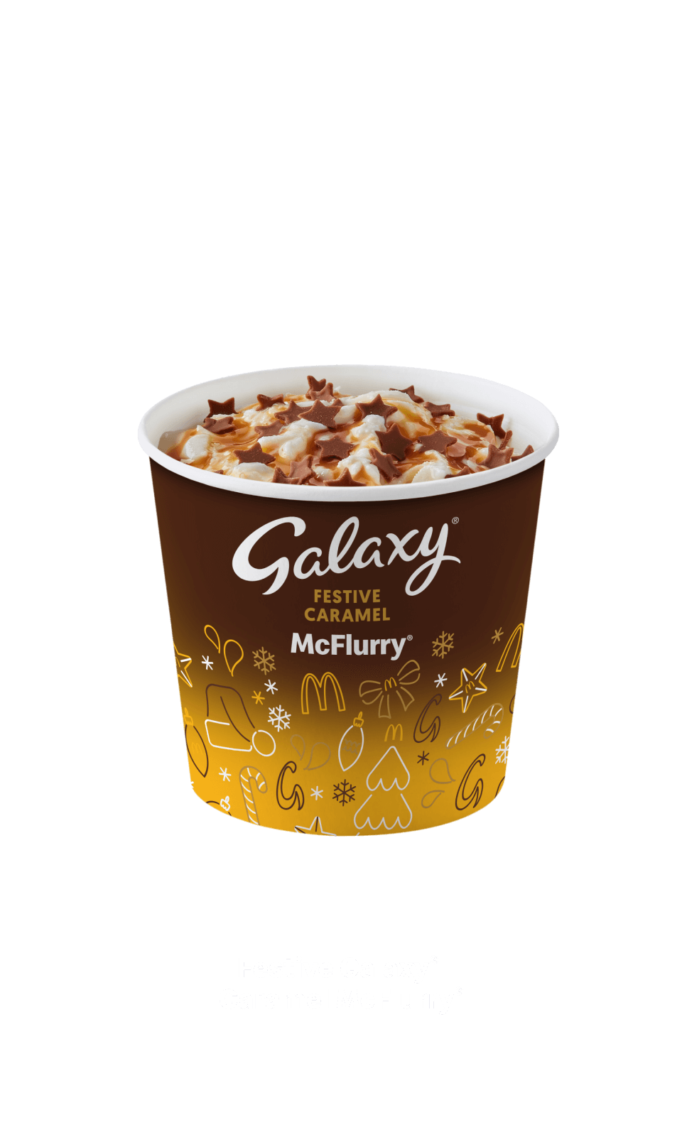Festive Galaxy® Caramel McFlurry®