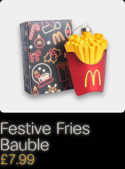 Festive Fries Bauble £7.99
