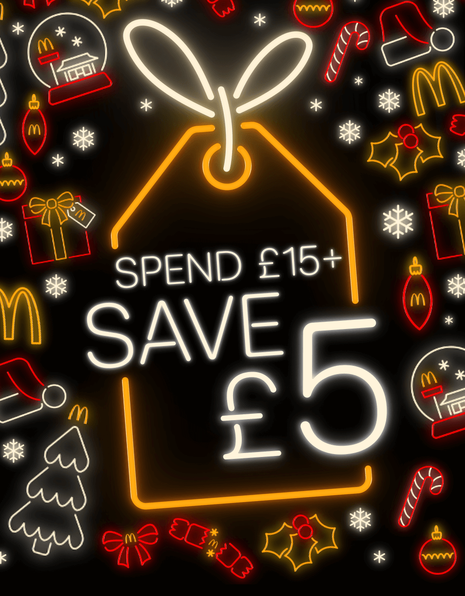Spend £15+ save £5